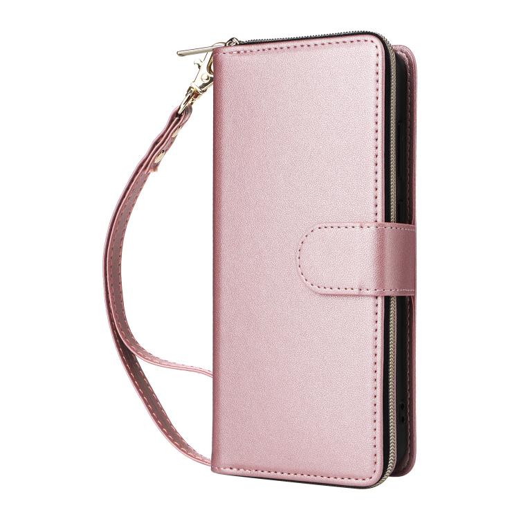 For Samsung Galaxy A36 5G / A37 5G Nine-card Slots Zipper Wallet Bag Leather Phone Case