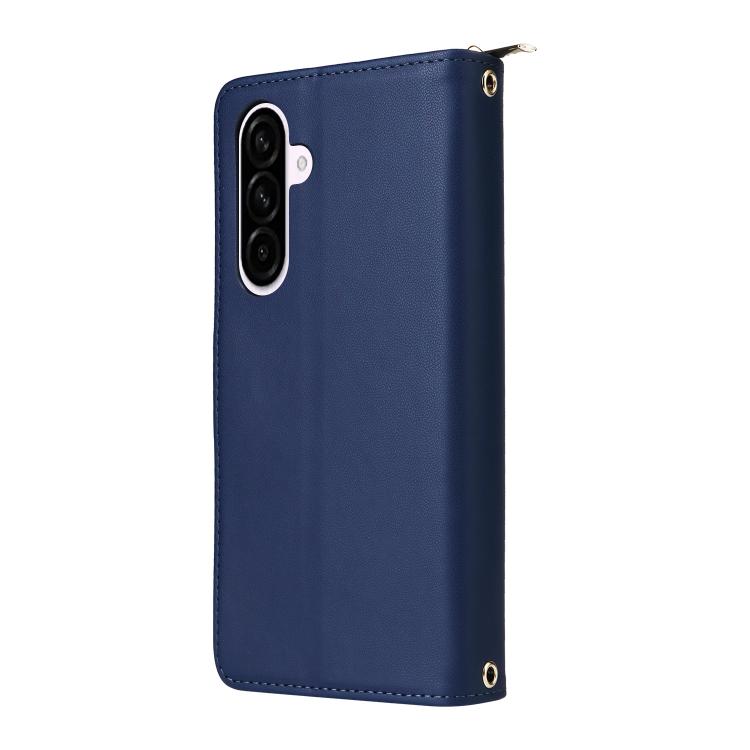 For Samsung Galaxy A37 5G Nine-card Slots Zipper Wallet Bag Leather Phone Case