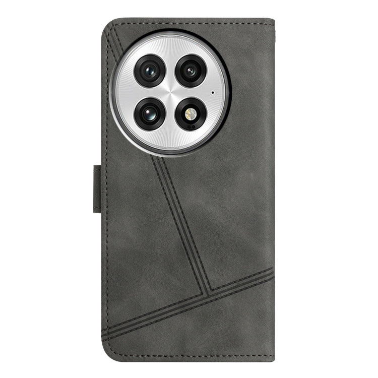 For OnePlus 13 Skin-feel Stitching Leather Phone Case
