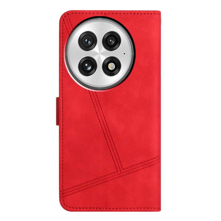 For OnePlus 13 Skin-feel Stitching Leather Phone Case