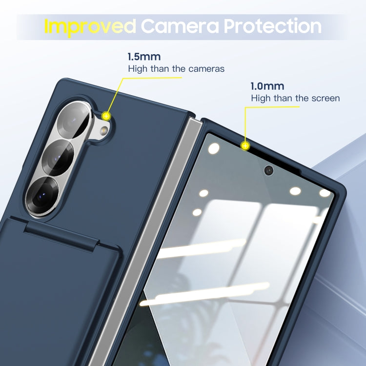 For Samsung Galaxy Z Fold5 5G Folding Card Bag Stand Phone Case