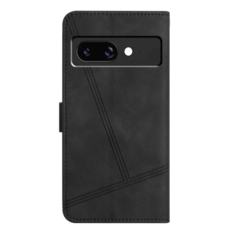 For Google Pixel 9a Skin-feel Stitching Leather Phone Case