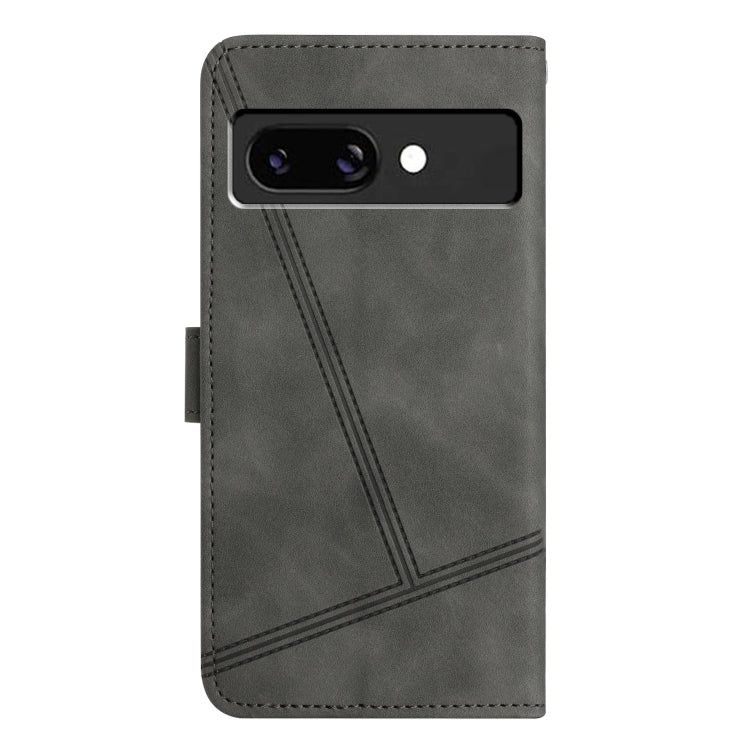 For Google Pixel 9a Skin-feel Stitching Leather Phone Case