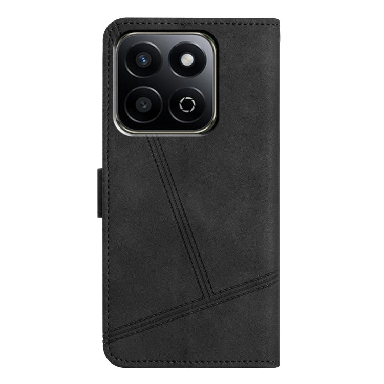 For Honor X7C 4G / 200 Smart Skin-feel Stitching Leather Phone Case