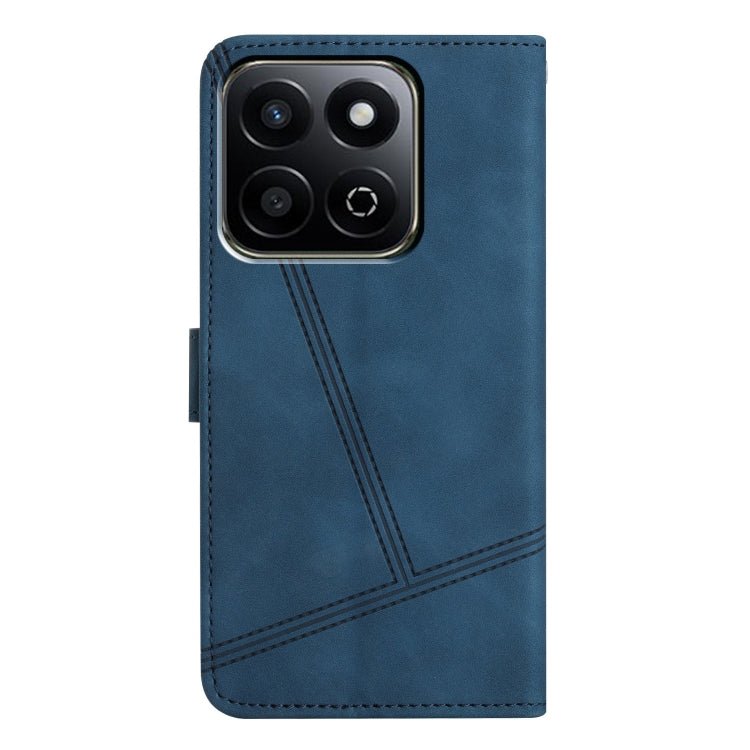 For Honor X7C 4G / 200 Smart Skin-feel Stitching Leather Phone Case