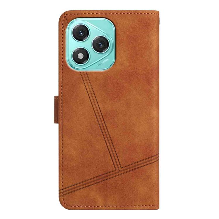 For Honor 400 Lite Global Skin-feel Stitching Leather Phone Case