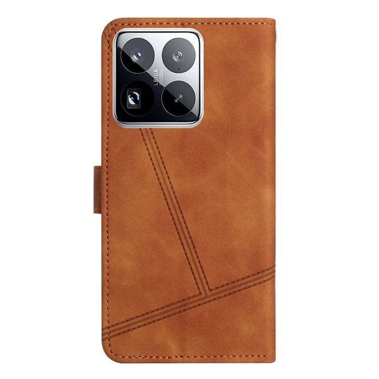 For Xiaomi 15 Pro Skin-feel Stitching Leather Phone Case