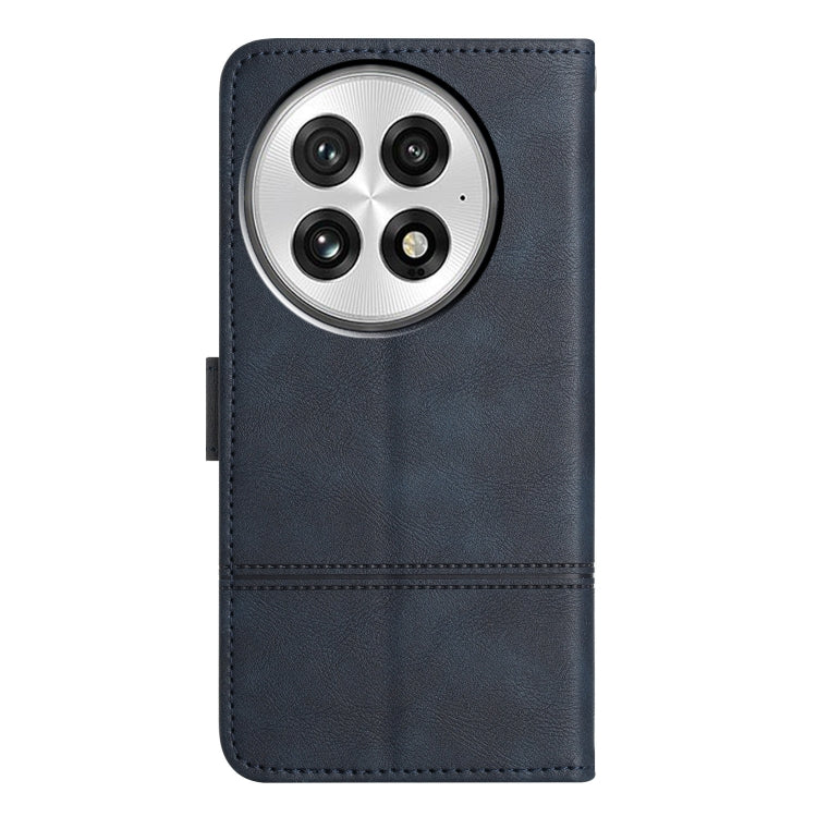 For OnePlus 13 Cowhide Texture Stitching Leather Phone Case