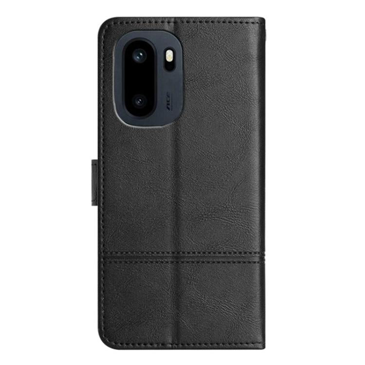 For OnePlus Ace 6 Cowhide Texture Stitching Leather Phone Case