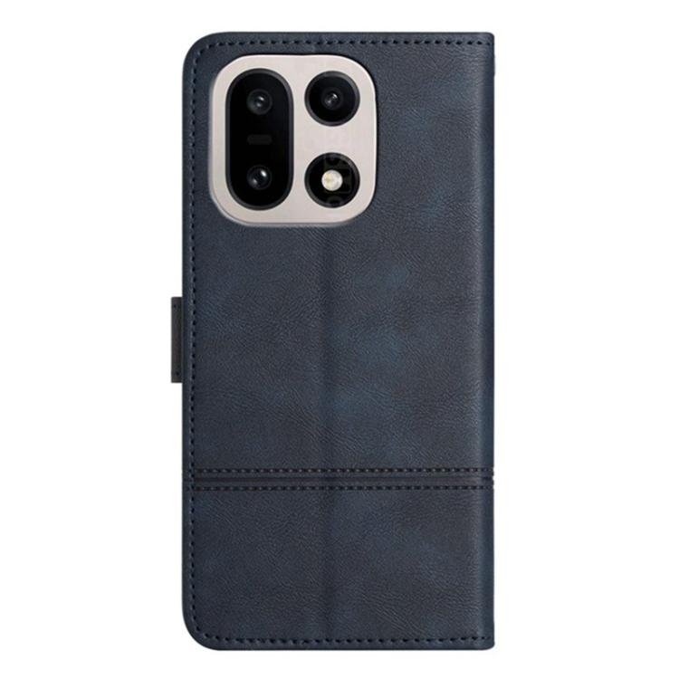 For OnePlus 15 Cowhide Texture Stitching Leather Phone Case