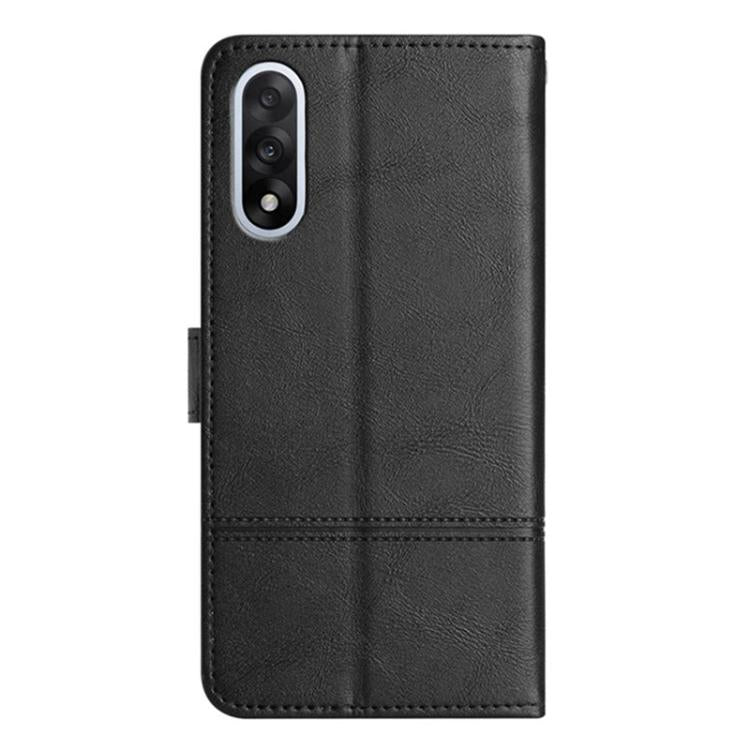 For OnePlus Nord 5 Cowhide Texture Stitching Leather Phone Case
