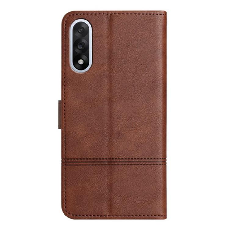 For OnePlus Nord 5 Cowhide Texture Stitching Leather Phone Case