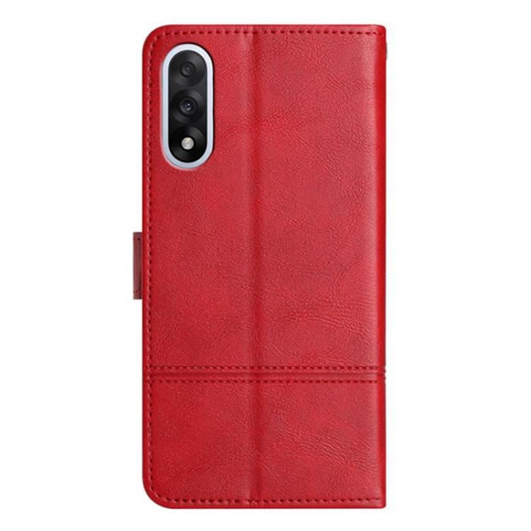 For OnePlus Nord 5 Cowhide Texture Stitching Leather Phone Case