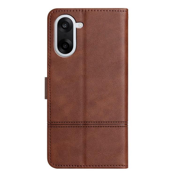 For OnePlus Nord CE5 Cowhide Texture Stitching Leather Phone Case