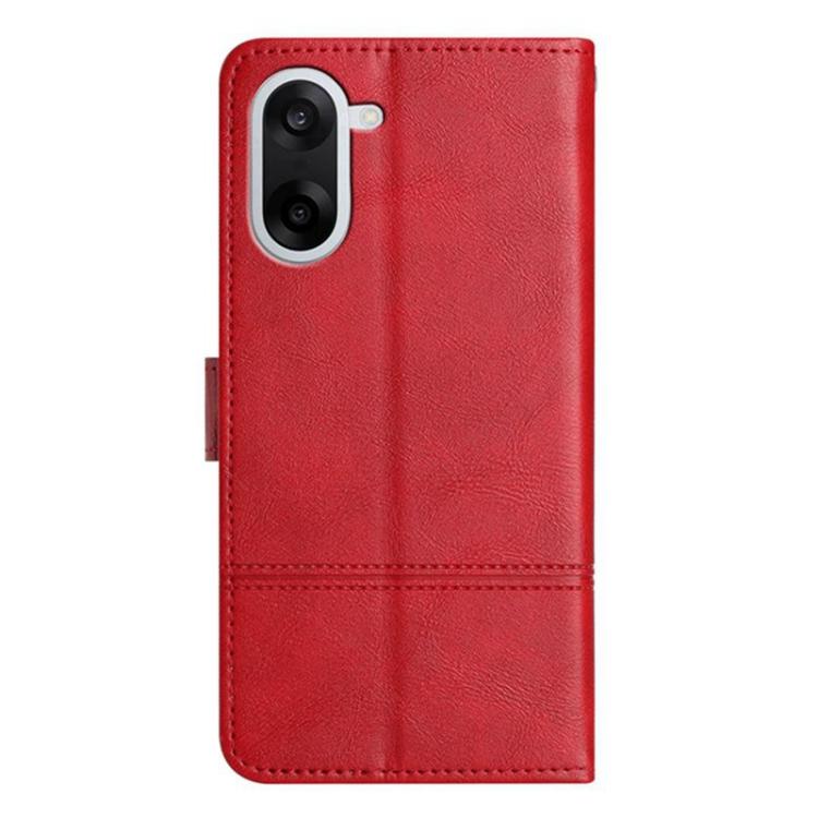 For OnePlus Nord CE5 Cowhide Texture Stitching Leather Phone Case