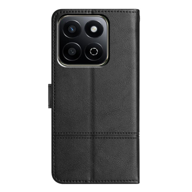 For Honor X7C 4G / 200 Smart Cowhide Texture Stitching Leather Phone Case