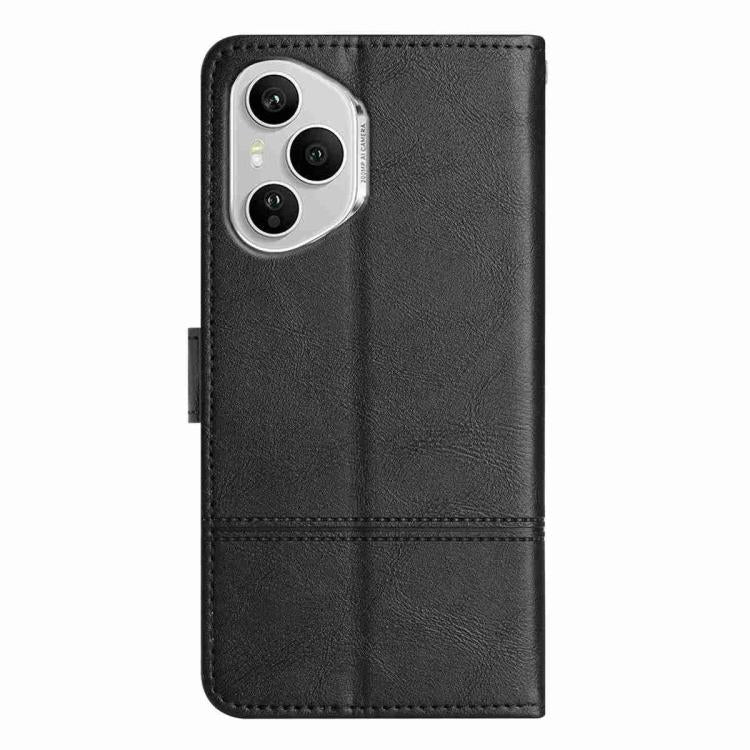 For Honor 400 Pro Global 160.8mm Cowhide Texture Stitching Leather Phone Case
