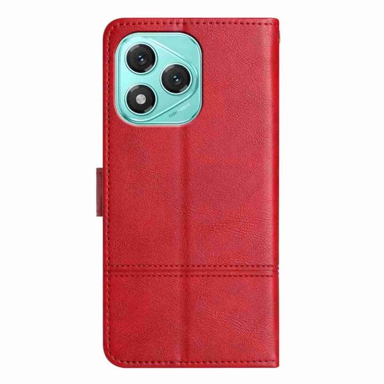 For Honor 400  Lite Global Cowhide Texture Stitching Leather Phone Case