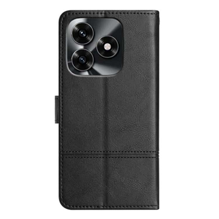 For Honor X5c Plus 4G Global Cowhide Texture Stitching Leather Phone Case