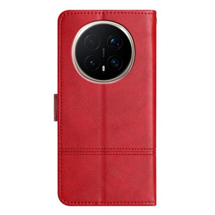 For Honor Magic8 Pro Cowhide Texture Stitching Leather Phone Case