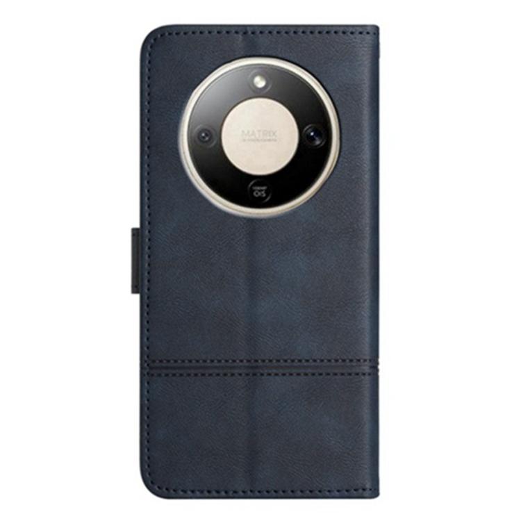For Honor X9d 5G Global Cowhide Texture Stitching Leather Phone Case