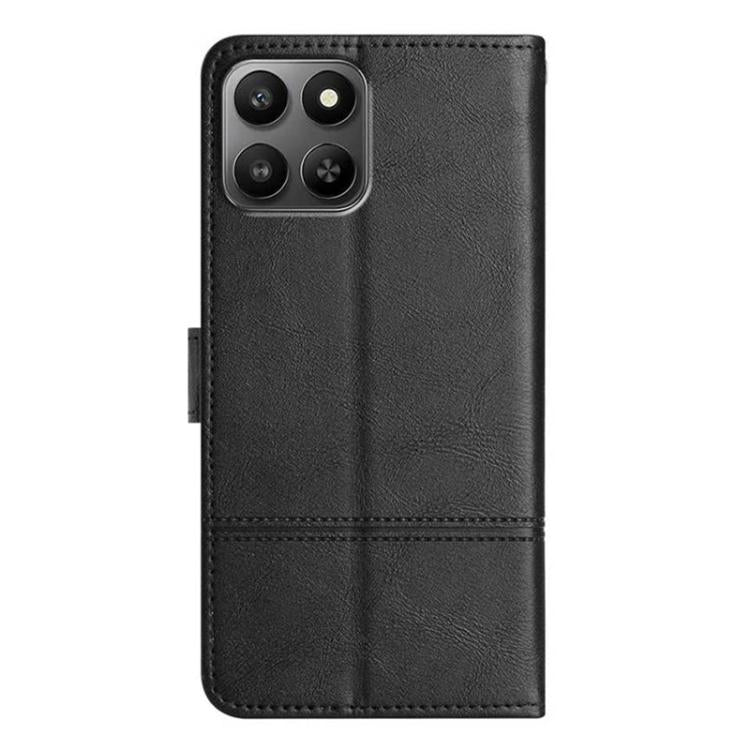 For Honor 400 Smart / X7d 5G Global Cowhide Texture Stitching Leather Phone Case