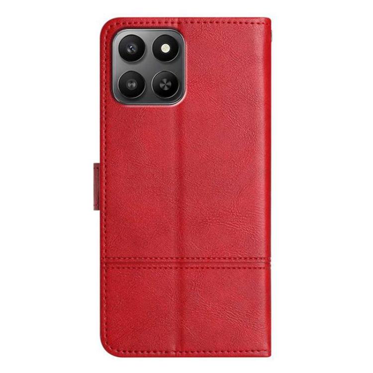 For Honor 400 Smart / X7d 5G Global Cowhide Texture Stitching Leather Phone Case