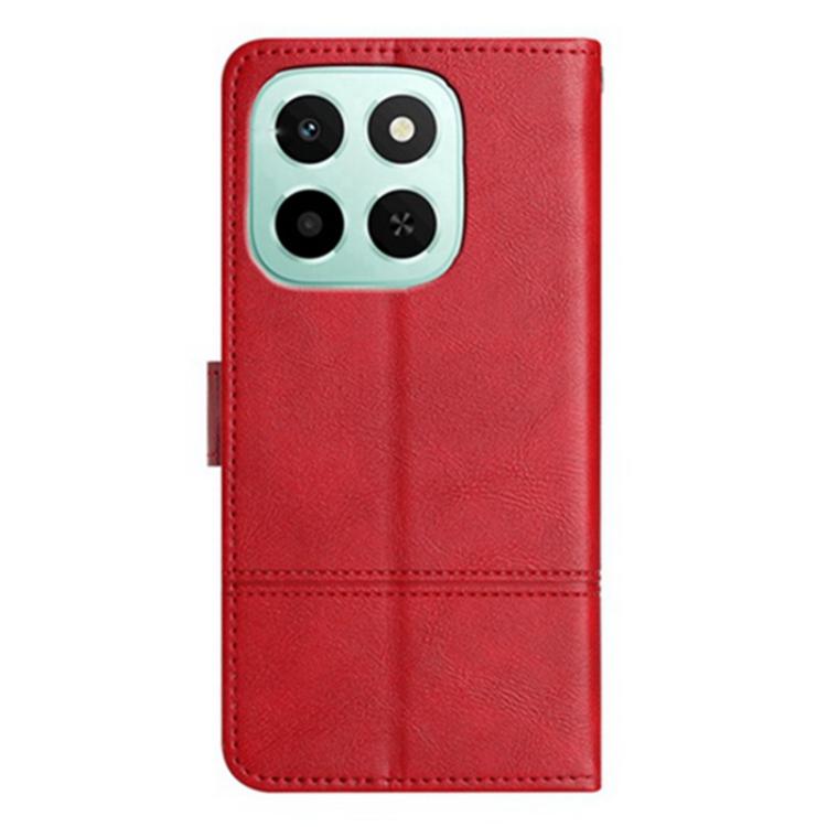 For Honor X6c 4G / X5b 4G Global Cowhide Texture Stitching Leather Phone Case