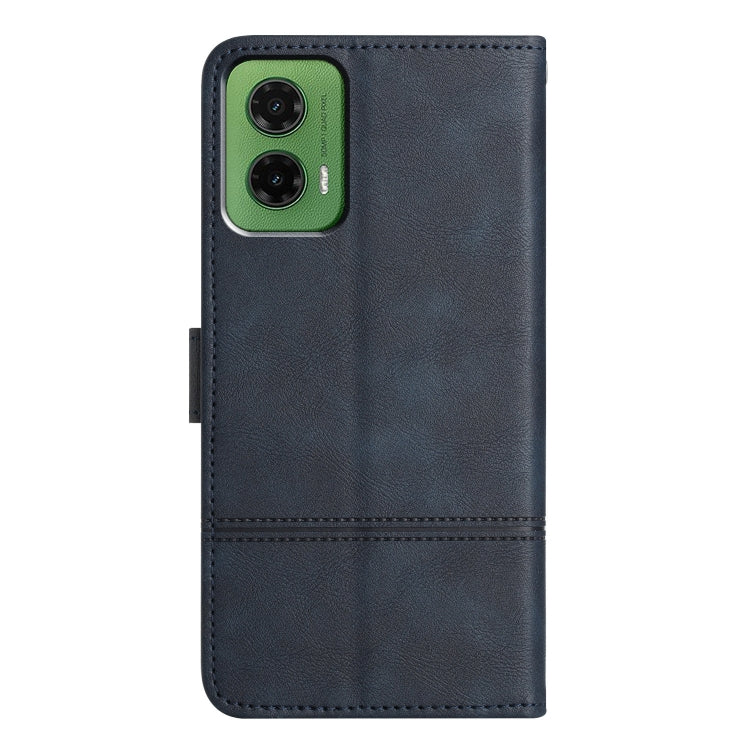 For Motorola Moto G35 Cowhide Texture Stitching Leather Phone Case