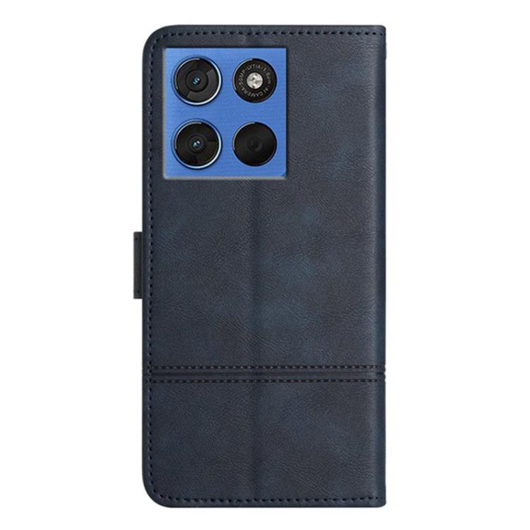 For Motorola Edge 70 5G Cowhide Texture Stitching Leather Phone Case