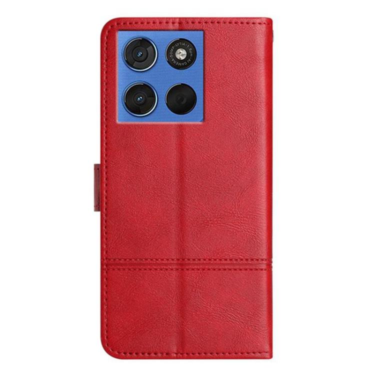For Motorola Edge 70 5G Cowhide Texture Stitching Leather Phone Case