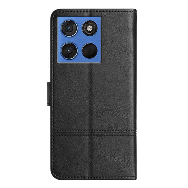 For Motorola Moto G86 5G Cowhide Texture Stitching Leather Phone Case
