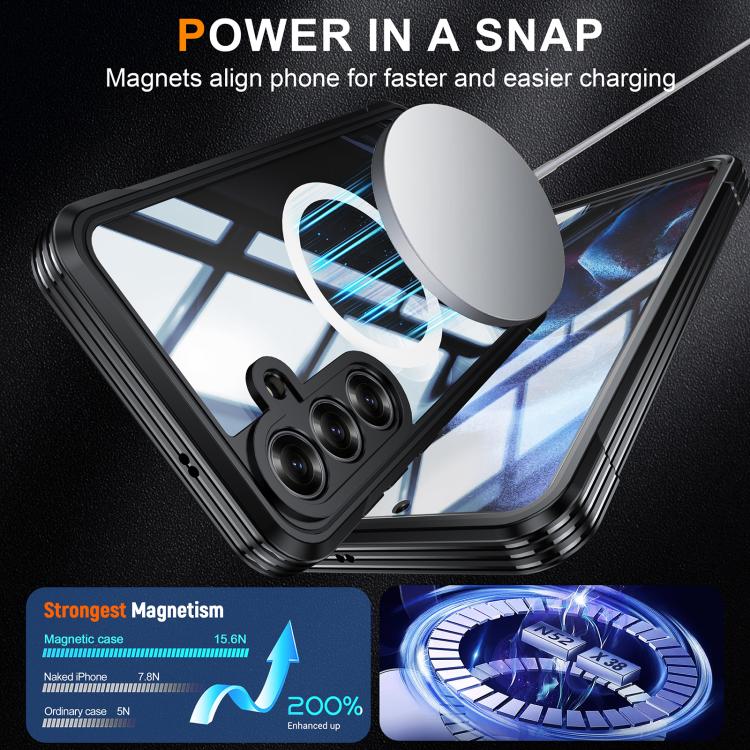 For Samsung Galaxy S25 FE 5G RedPepper Tempered Glass MagSafe Phone Case