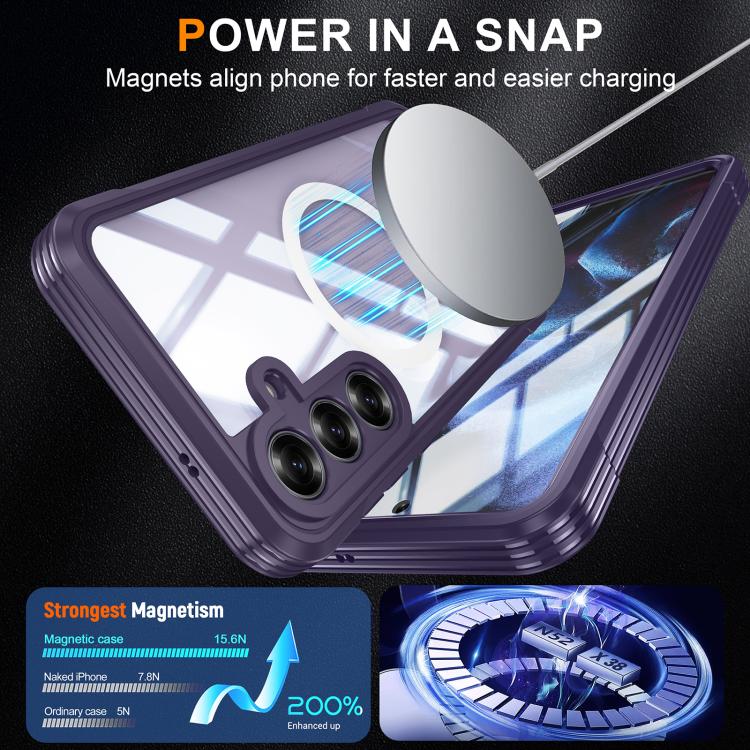 For Samsung Galaxy S25 FE 5G RedPepper Tempered Glass MagSafe Phone Case