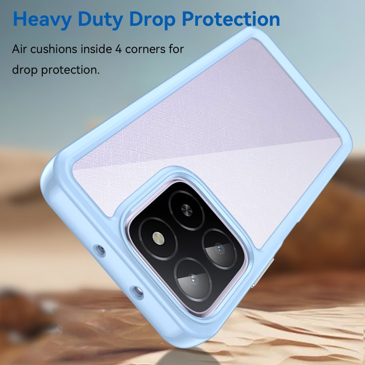 For Honor X5b Colorful Series Acrylic Hybrid TPU Phone Case