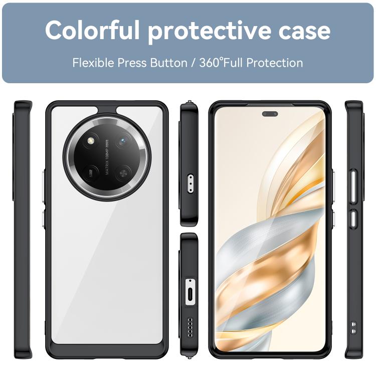 For Honor Magic7 Lite Colorful Series Acrylic Hybrid TPU Phone Case