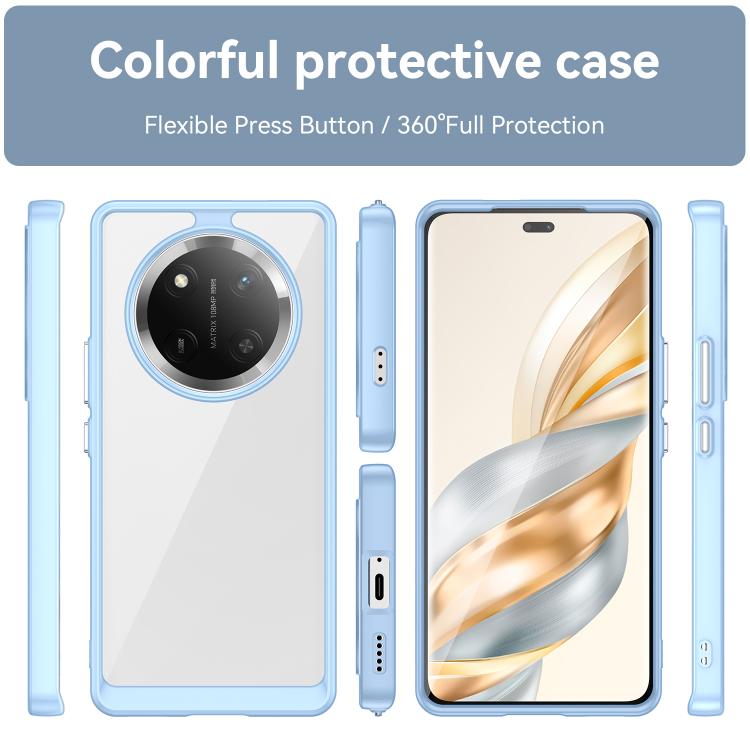 For Honor Magic7 Lite Colorful Series Acrylic Hybrid TPU Phone Case