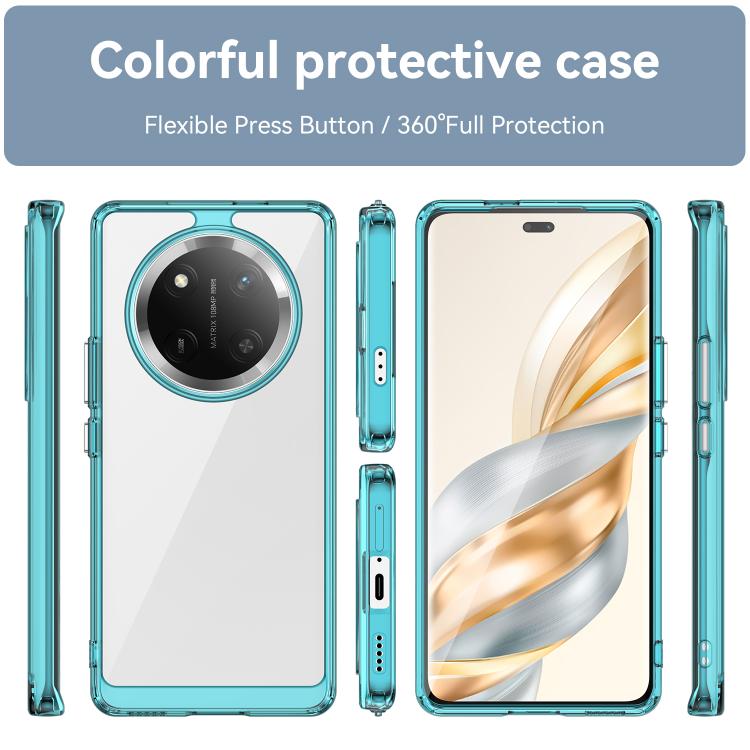 For Honor Magic7 Lite Colorful Series Acrylic Hybrid TPU Phone Case