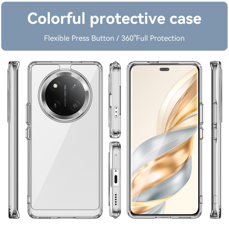 For Honor Magic7 Lite Colorful Series Acrylic Hybrid TPU Phone Case