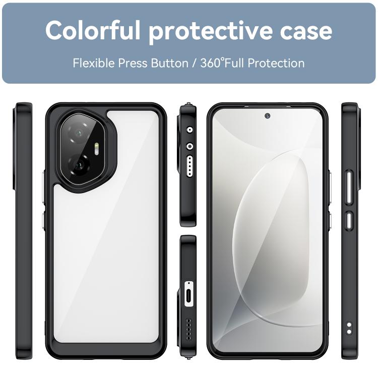 For Honor 300 Colorful Series Acrylic Hybrid TPU Phone Case