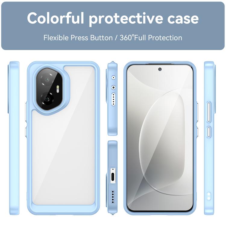 For Honor 300 Colorful Series Acrylic Hybrid TPU Phone Case