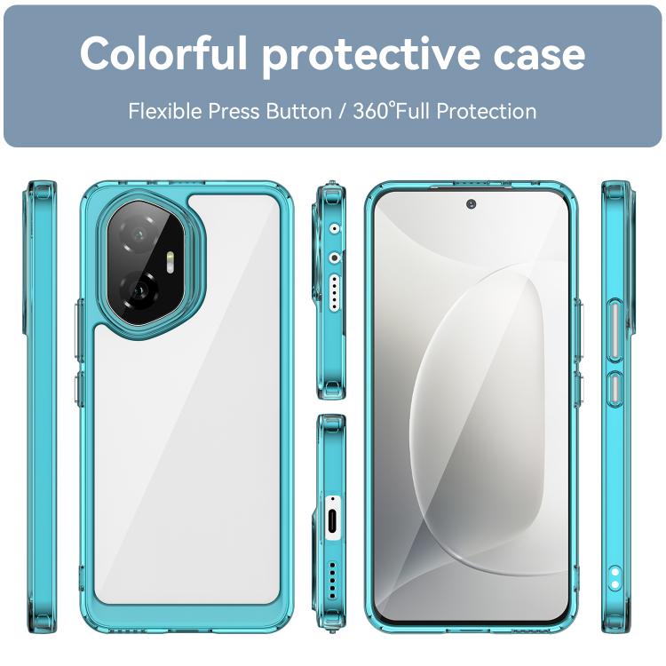 For Honor 300 Colorful Series Acrylic Hybrid TPU Phone Case