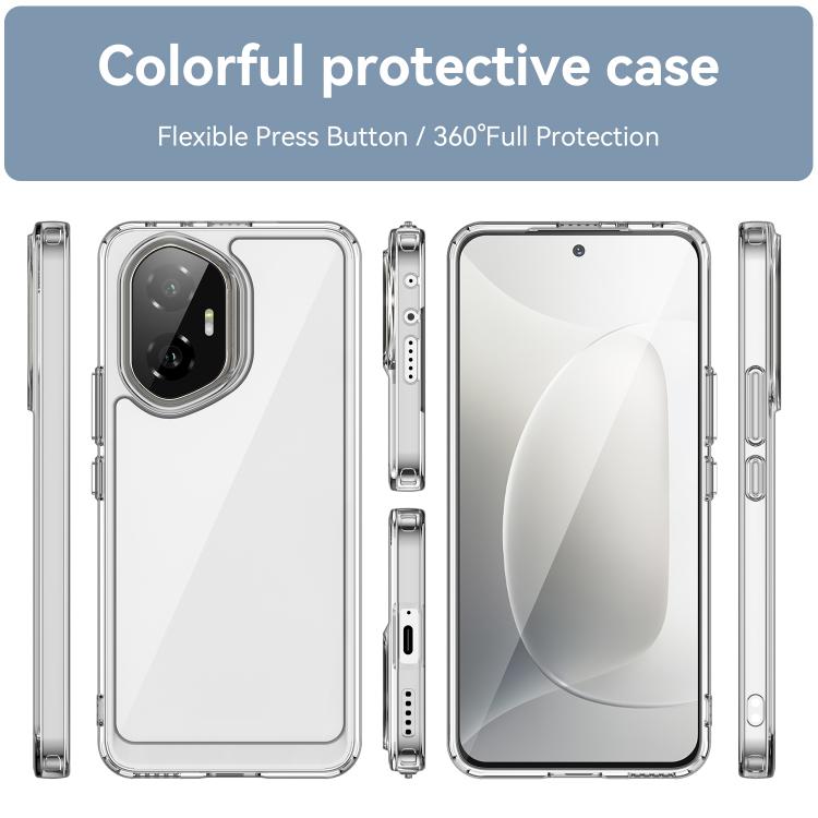 For Honor 300 Colorful Series Acrylic Hybrid TPU Phone Case