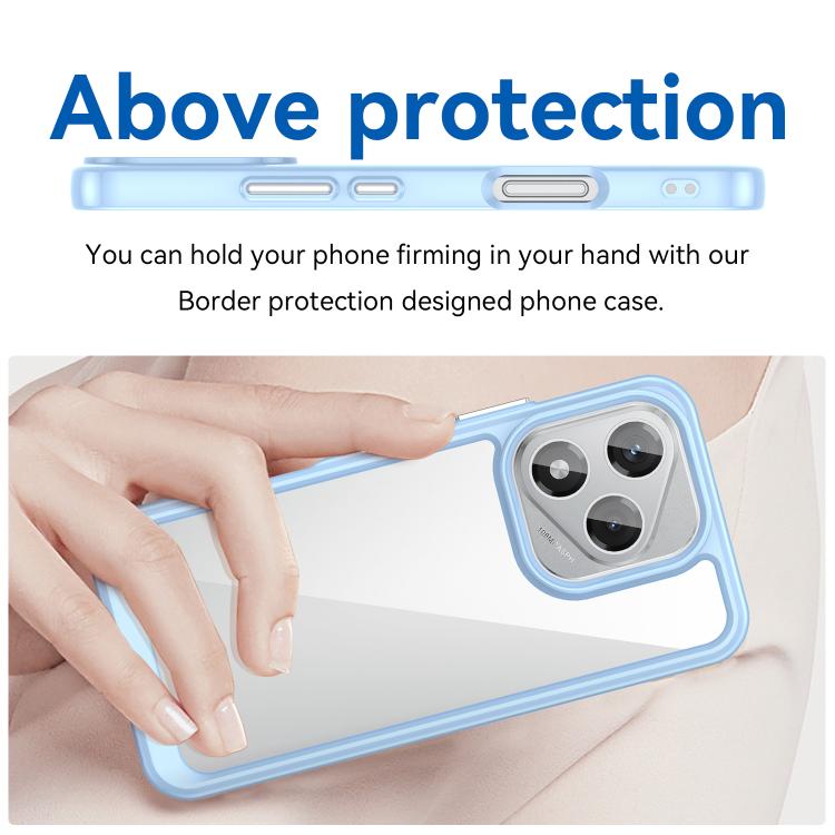 For Honor 400 Lite Global Colorful Series Acrylic Hybrid TPU Phone Case