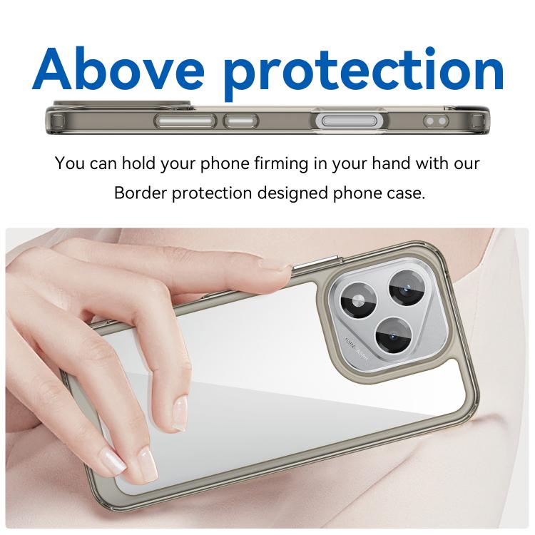 For Honor 400 Lite Global Colorful Series Acrylic Hybrid TPU Phone Case