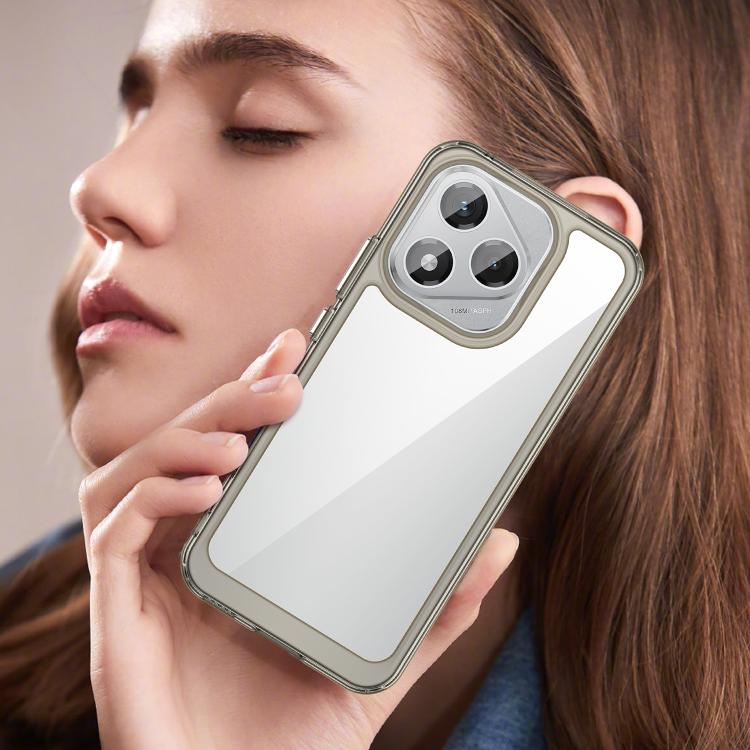 For Honor 400 Lite Global Colorful Series Acrylic Hybrid TPU Phone Case