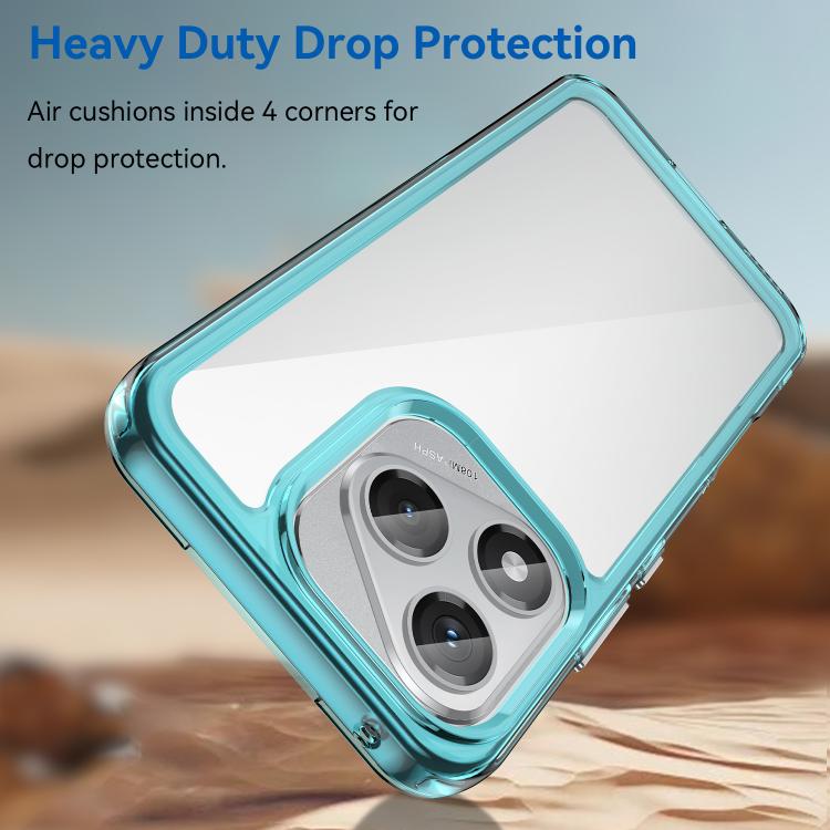 For Honor 400 Lite Global Colorful Series Acrylic Hybrid TPU Phone Case