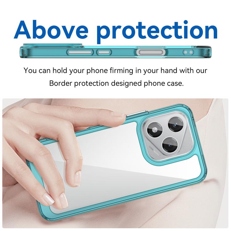 For Honor 400 Lite Global Colorful Series Acrylic Hybrid TPU Phone Case