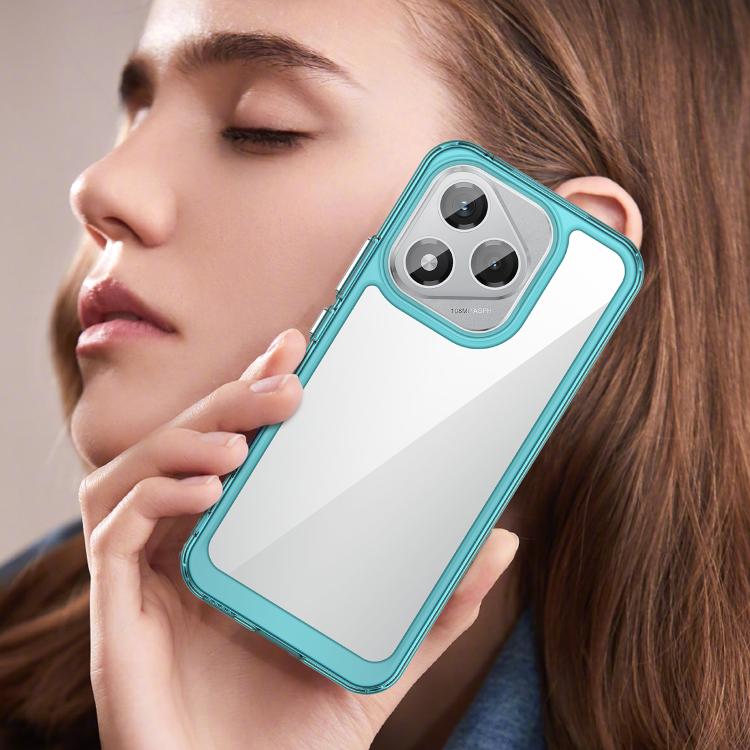 For Honor X70i Colorful Series Acrylic Hybrid TPU Phone Case