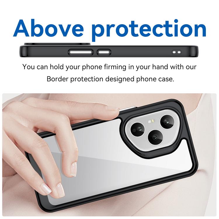 For Honor 400 Pro 5G Global 160.8mm Colorful Series Acrylic Hybrid TPU Phone Case